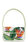 Staud Tommy Beaded Bag In Birds Of Paradise