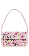 Staud Tommy Beaded Bag Blossom Floral Tapestry In Blossom Floral Tapestry