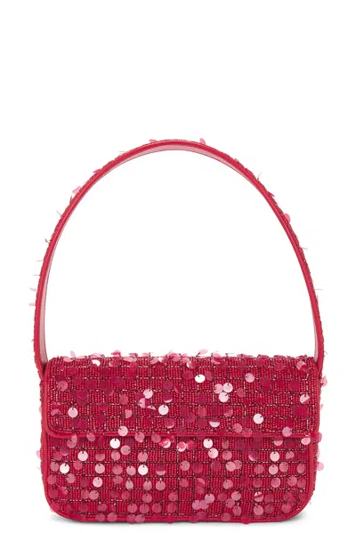 Staud Tommy Beaded Bag In Pink