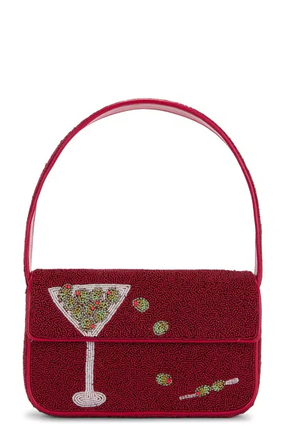 Staud Tommy Beaded Bag In Extra Dirty
