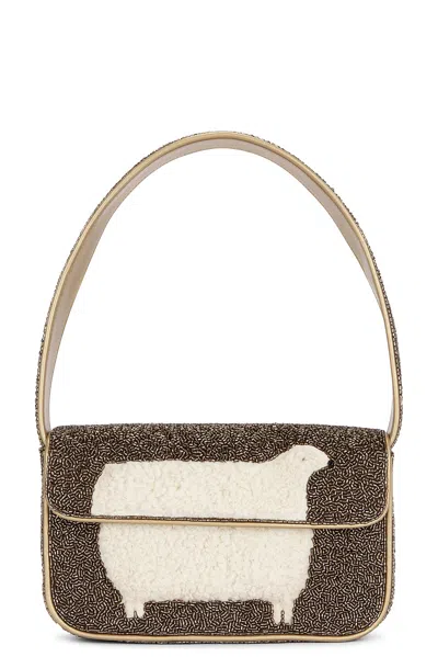 Staud Tommy Beaded Bag In Pink