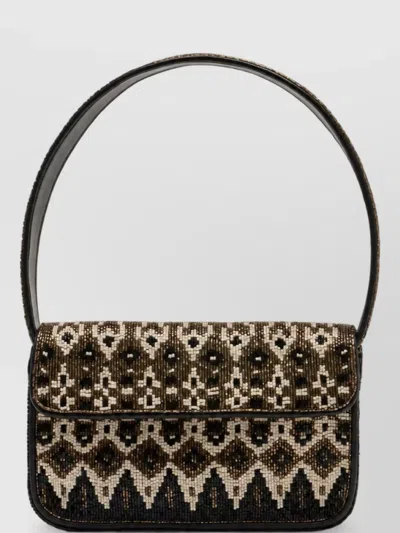Staud Tommy Beaded Clutch Bag
