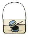 Staud Tommy Beaded Graphic Shoulder Bag In Multi