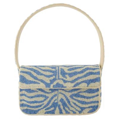 Staud Tommy Beaded Shoulder Bag -  - Synthetic - Blue