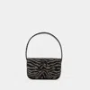 Staud Tommy Beaded Shoulder Bag -  - Synthetic Leather - Black In Black