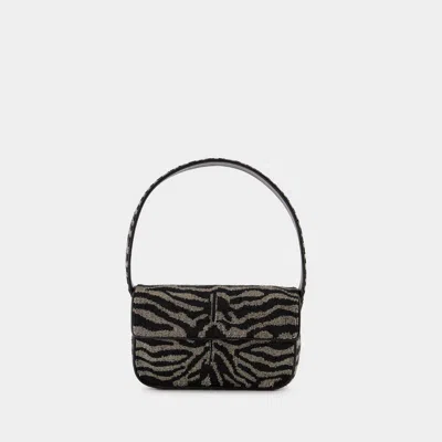 Staud Tommy Beaded Shoulder Bag -  - Synthetic Leather - Black