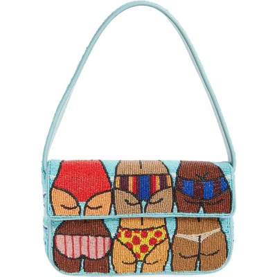 Staud Tommy Beaded Shoulder Bag