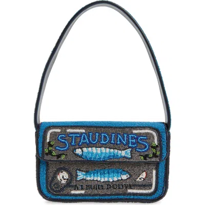 Staud Tommy Beaded Shoulder Bag
