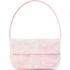 Staud Tommy Beaded Shoulder Bag In Pink