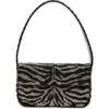 Staud Tommy Beaded Shoulder Bag In Black