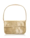 Staud Tommy Beaded Shoulder Bag In Gold