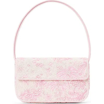 Staud Shoulder Bag In Ivory Cherry
