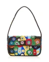 Staud Tommy Beaded Millefiori Shoulder Bag In Millefiore Black