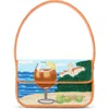 Staud Tommy Beaded Shoulder Bag In Multi