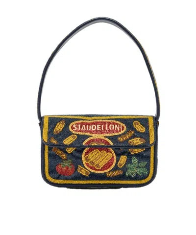 STAUD STAUD TOMMY BEADED SHOULDER BAG