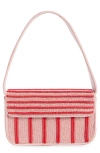Staud Tommy Beaded Shoulder Bag In Multi