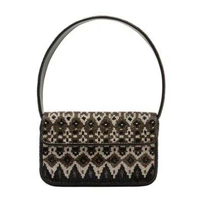 Staud Tommy Beaded Shoulder Bag In Multi