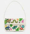 Staud Tommy Beaded Shoulder Bag In Multicoloured