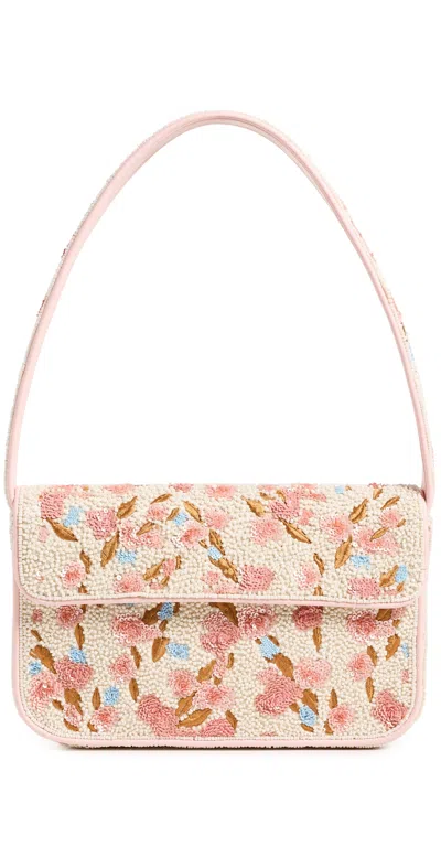 Staud Tommy Beaded Shoulder Bag Spring Day In Multi