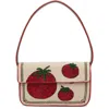 Staud Tommy Beaded-tomato Shoulder Bag In Multi