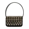 Staud Tommy Beaded Shoulder Bag In Black