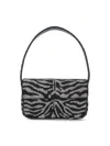 Staud Tommy Foldover Top Shoulder Bag In Black