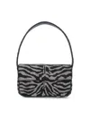 Staud Tommy Beaded Shoulder Bag In Black