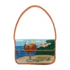 Staud Tommy Shoulder Bag In Multi