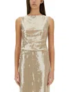 Staud Top "eton" In Gold