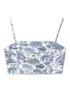 Staud Federico Top In Azul
