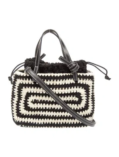 Pre-owned Staud Top Handle Bag In Black