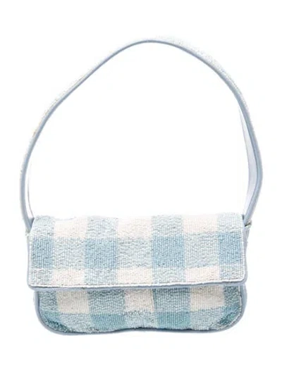 Pre-owned Staud Top Handle Bag In Blue