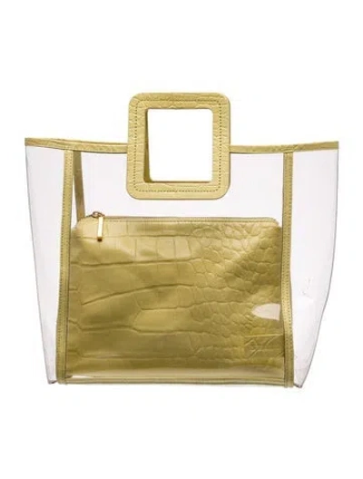 Pre-owned Staud Top Handle Bag In Transparent