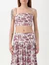 Staud Frederico Tank Top In Bordeaux Toile In Burgunderrot