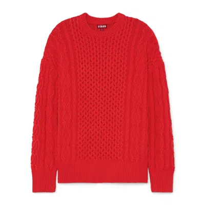 Staud Tracy Sweater In Rot