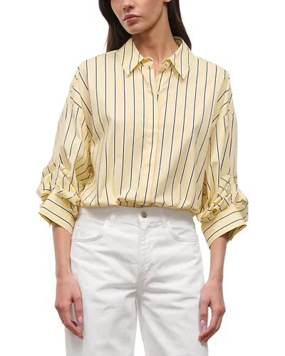 Staud Traverse Bodysuit In Yellow