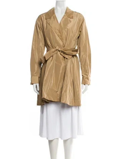 Pre-owned Staud Trench Coat In Neutral
