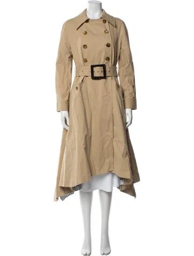Pre-owned Staud Trench Coat In Neutral