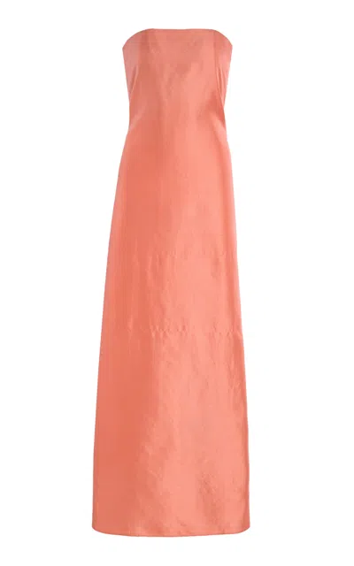 Staud Tullio Silk Gown In Pink