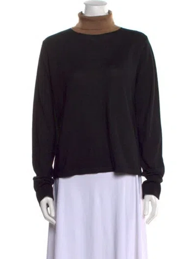 Pre-owned Staud Turtleneck Sweater In Black