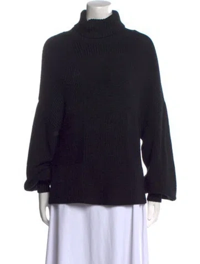 Pre-owned Staud Turtleneck Sweater In Black