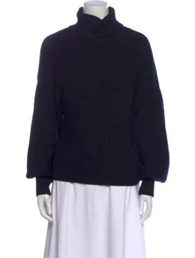 Pre-owned Staud Turtleneck Sweater In Black