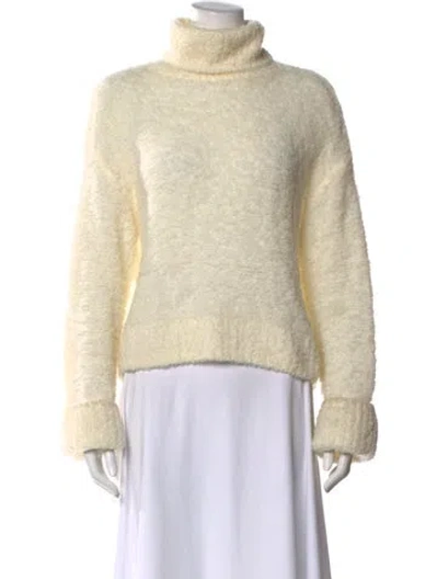 Pre-owned Staud Turtleneck Sweater In Neutral