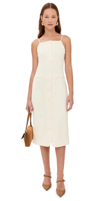 Staud Una Dress Ecru