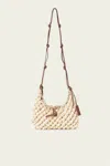 Staud Vacanza Shell Shoulder Bag In Natural Tan