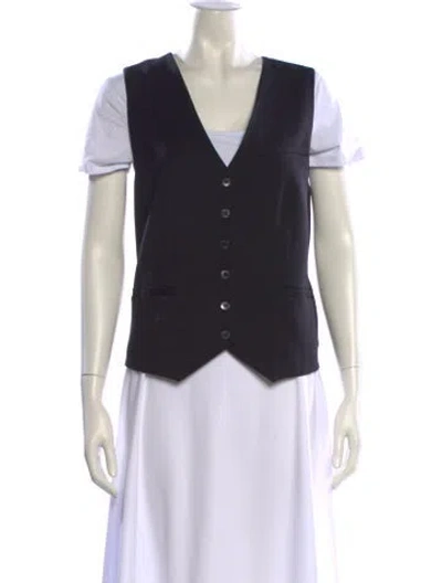 Pre-owned Staud Vest In Black