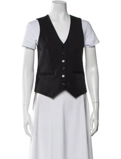 Pre-owned Staud Vest In Black