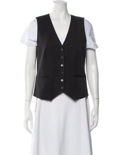 Pre-owned Staud Vest In Black