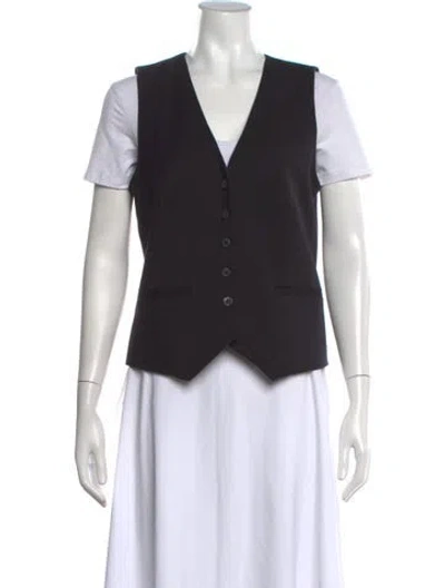 Pre-owned Staud Vest In Black