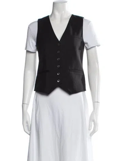 Pre-owned Staud Vest In Neutrals